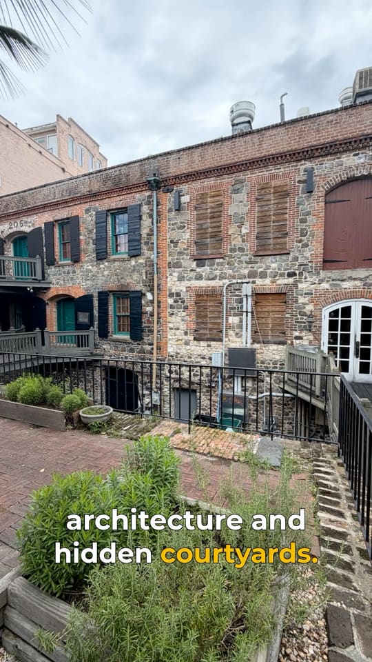 Instagram reel created with Tourbo: Walking tour — historic courtyard